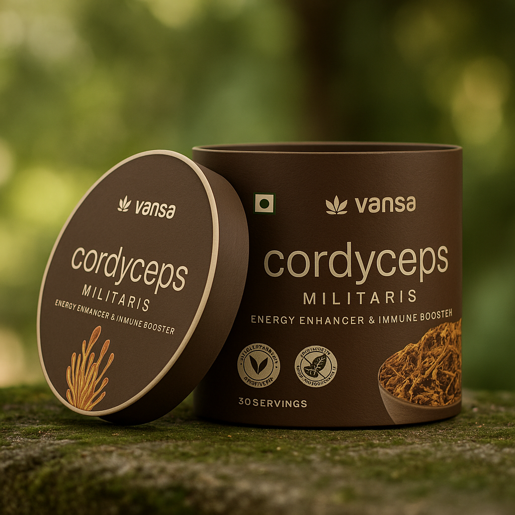 Elevate your day with the world's most powerful adaptogen — Cordyceps Militaris. Pure. Potent. Proven.