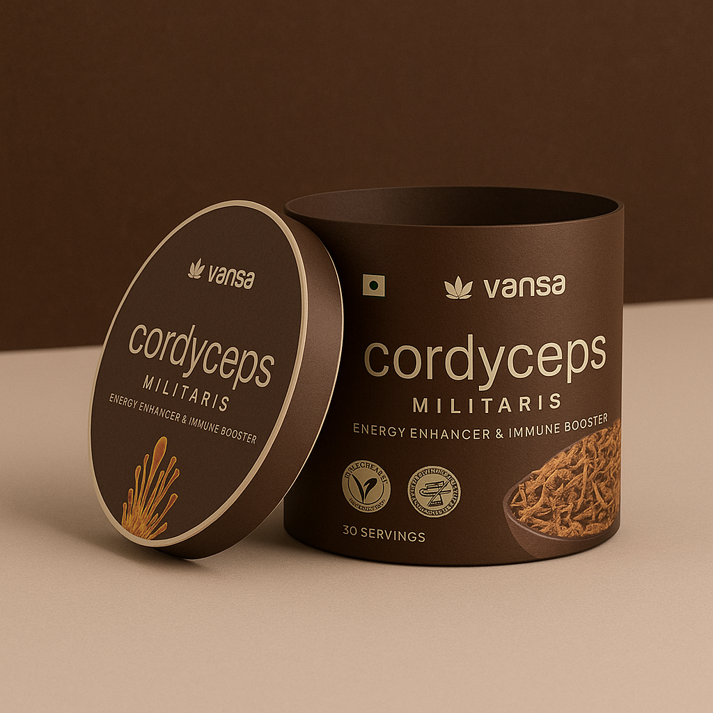 Elevate your day with the world's most powerful adaptogen — Cordyceps Militaris. Pure. Potent. Proven.